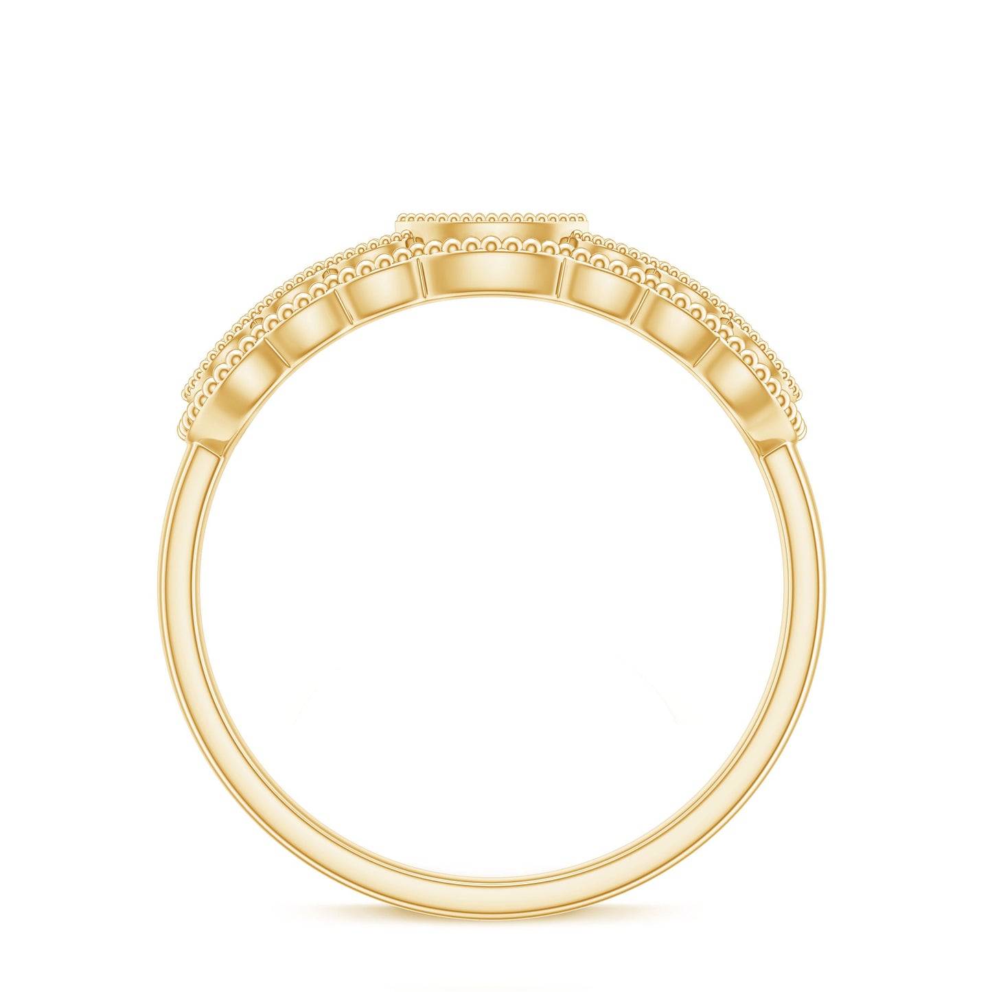 Vintage Inspired Natural Diamond Anniversary Ring