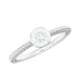 Illusion Set Diamond Promise Ring