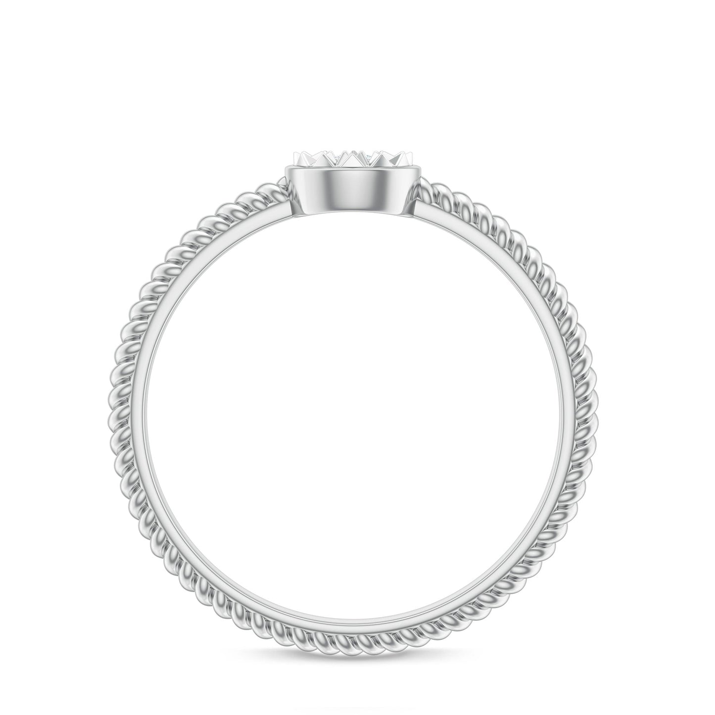 Illusion Set Diamond Promise Ring
