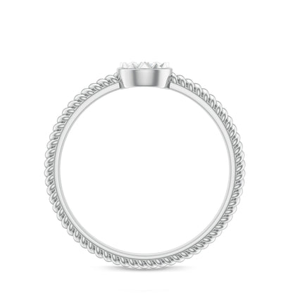 Illusion Set Diamond Promise Ring