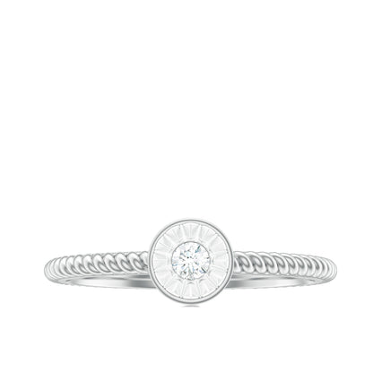 Illusion Set Diamond Promise Ring