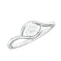 Certified Real Diamond Minimal Promise Ring for Women