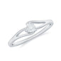 Certified Real Heart Promise Ring with Split Shank