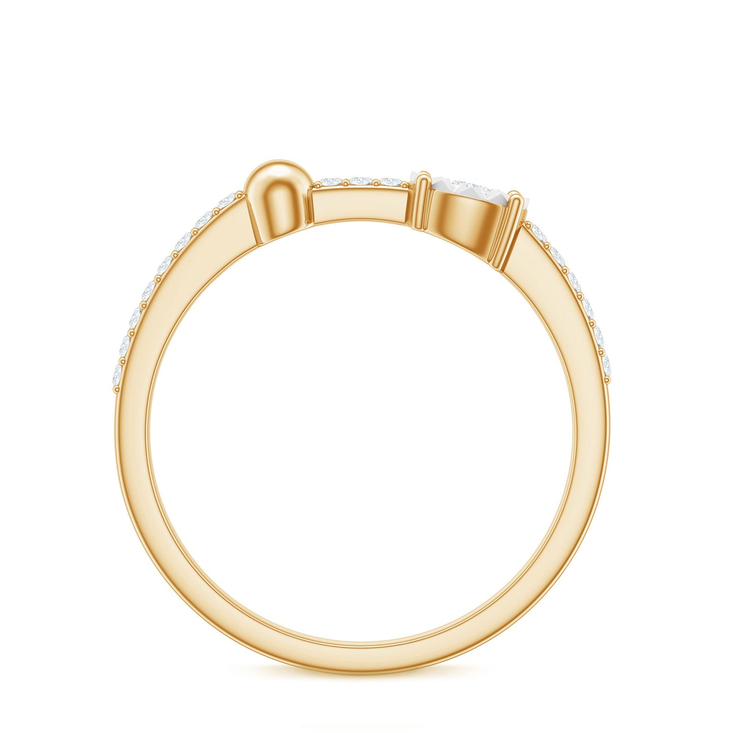 Certified Real Diamond Promise Ring for Valentines