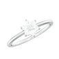 Miracle Plate Diamond Flower Ring with Certificate