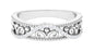Vintage Inspired Real Diamond Wedding Band