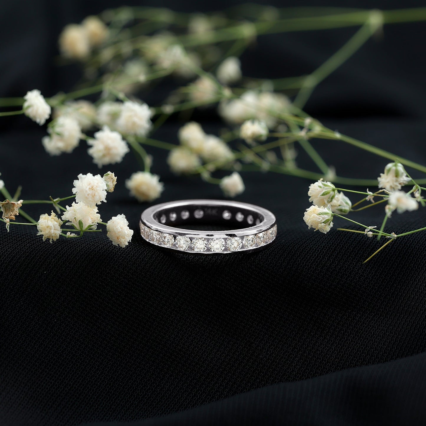Certified Lab Grown Diamond Eternity Ring in Channel Set