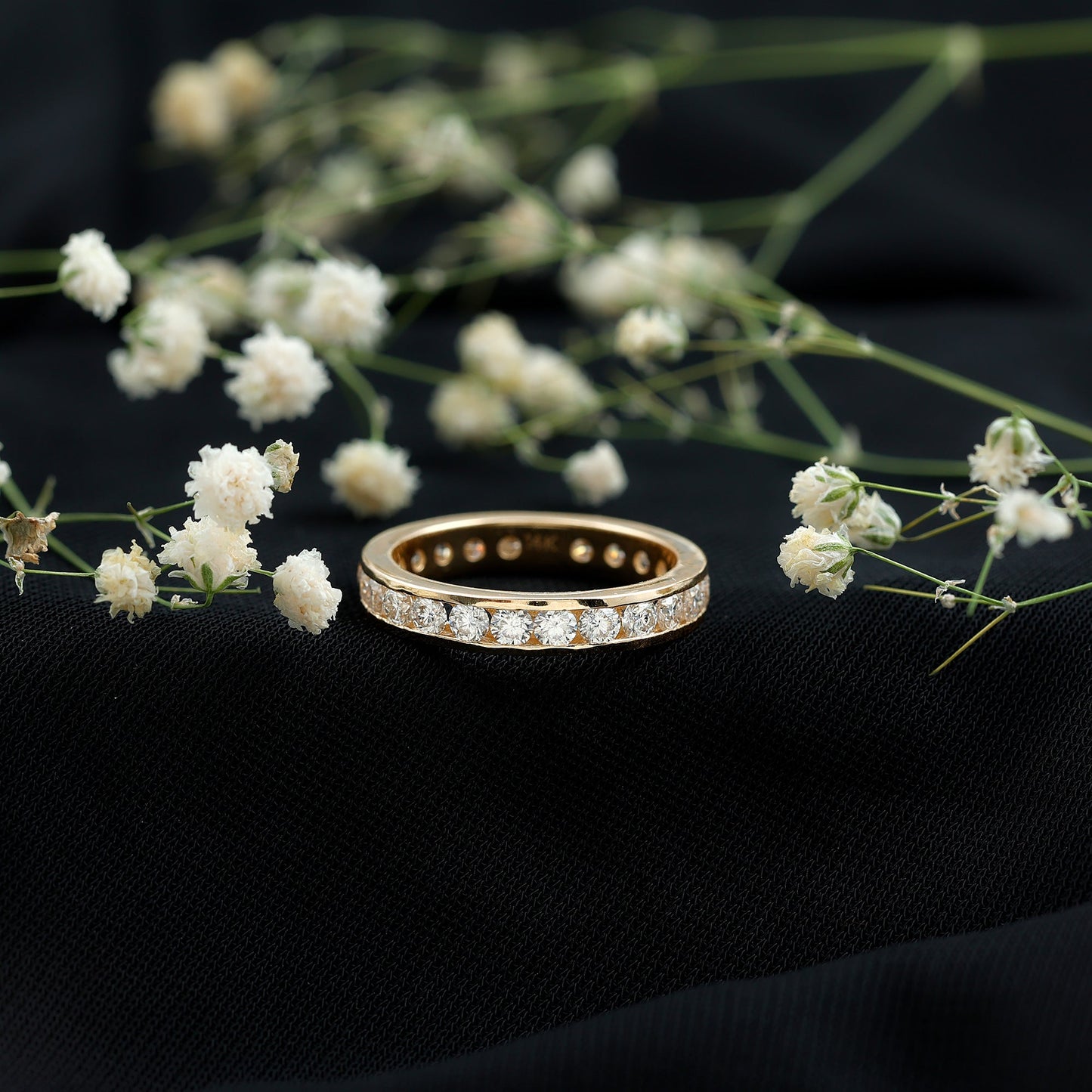 Certified Lab Grown Diamond Eternity Ring in Channel Set