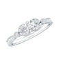 Certified Lab Grown Diamond Minimal Engagement Ring