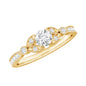 Certified Lab Grown Diamond Minimal Engagement Ring