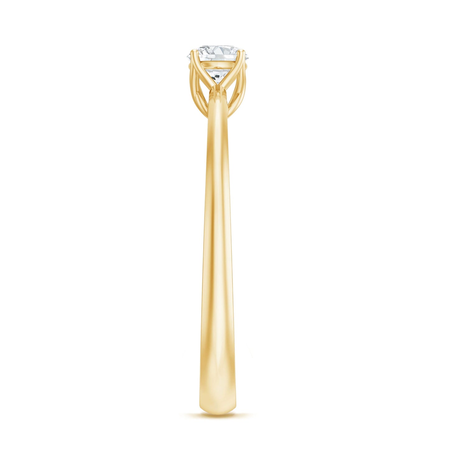 Lab Grown Diamond Solitaire Promise Ring For Women