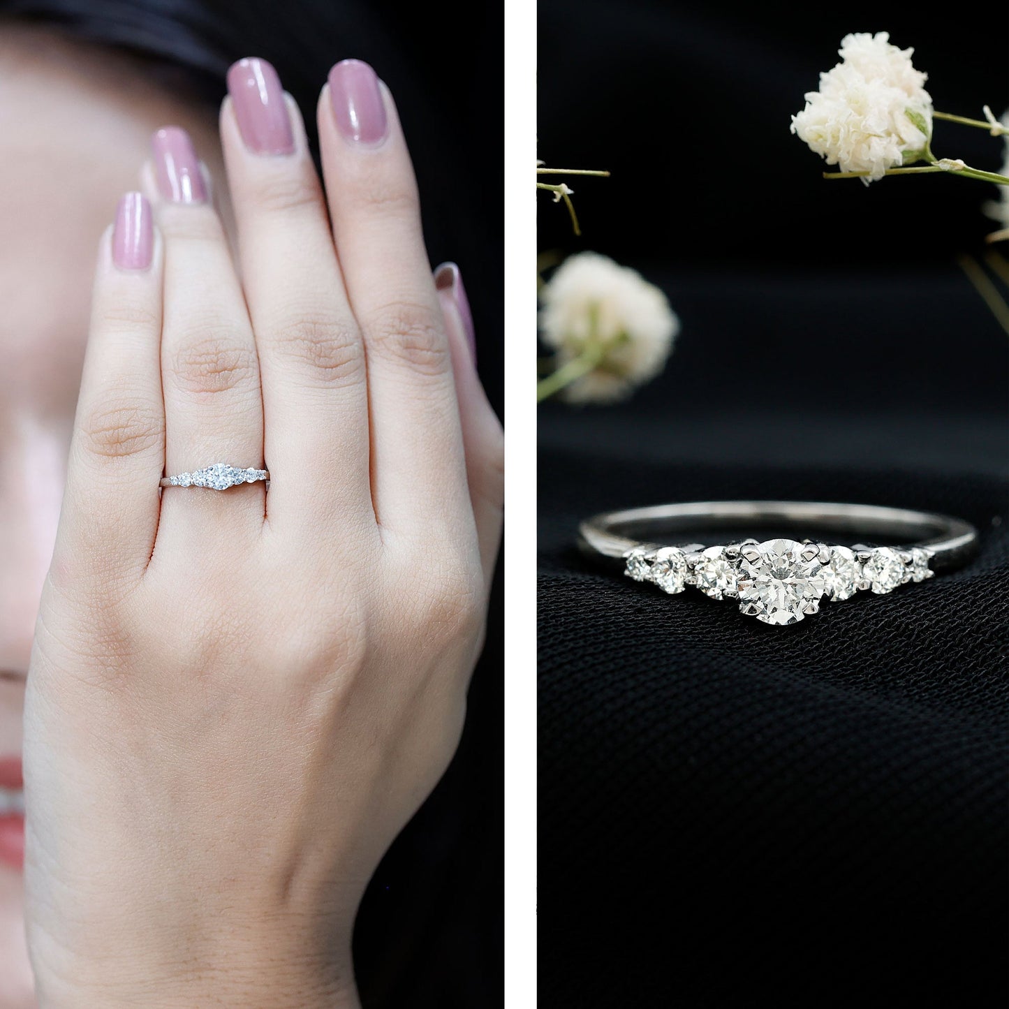 Certified Lab Grown Diamond Classic Solitaire Engagement Ring