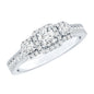 Certified Lab Grown Diamond Three Stone Engagement Ring