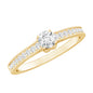Certified Lab Grown Diamond Minimalistic Engagement Ring
