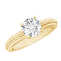 Certified 0.4 Carat Lab Grown Diamond Round Solitaire Promise Ring