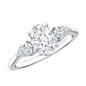 Lab Grown Diamond Past Present Future Engagement Ring For Women