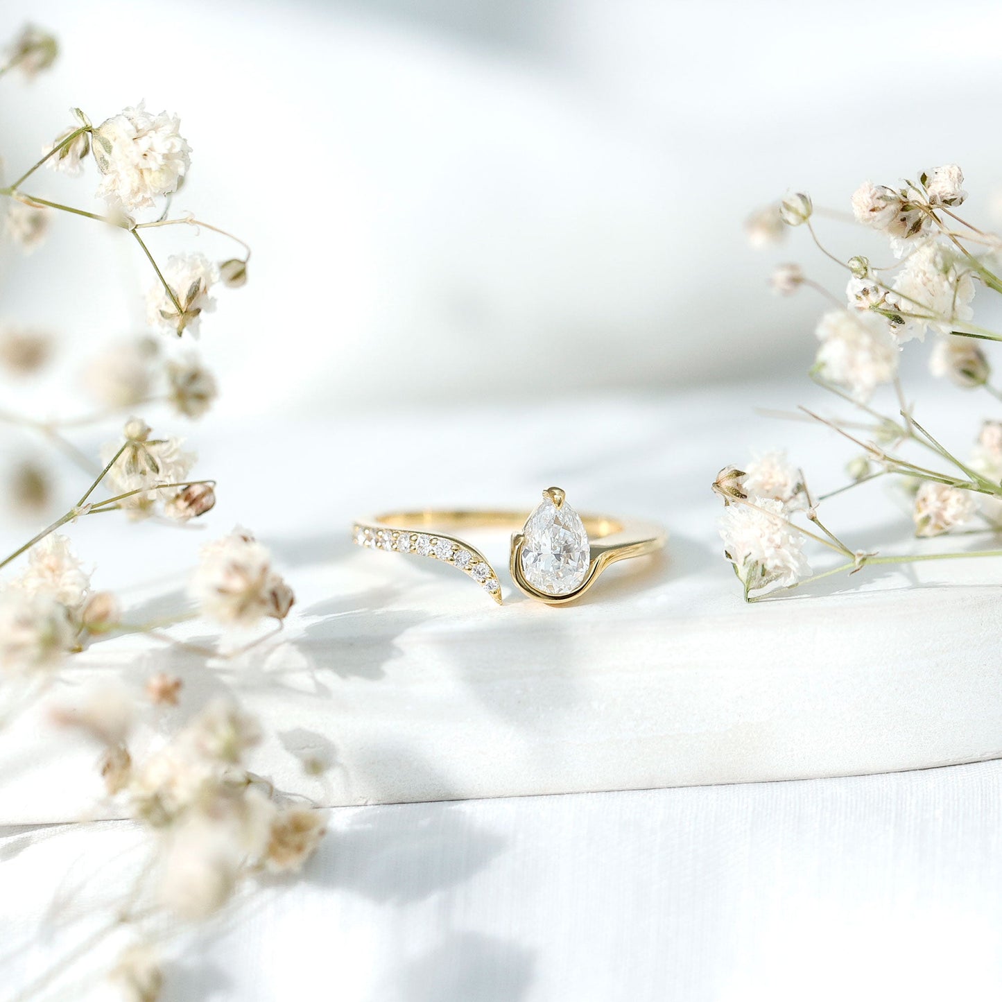 Certified Lab Grown Diamond Designer Promise Ring