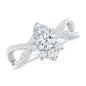 Lab Grown Diamond Teardrop Designer Engagement Ring