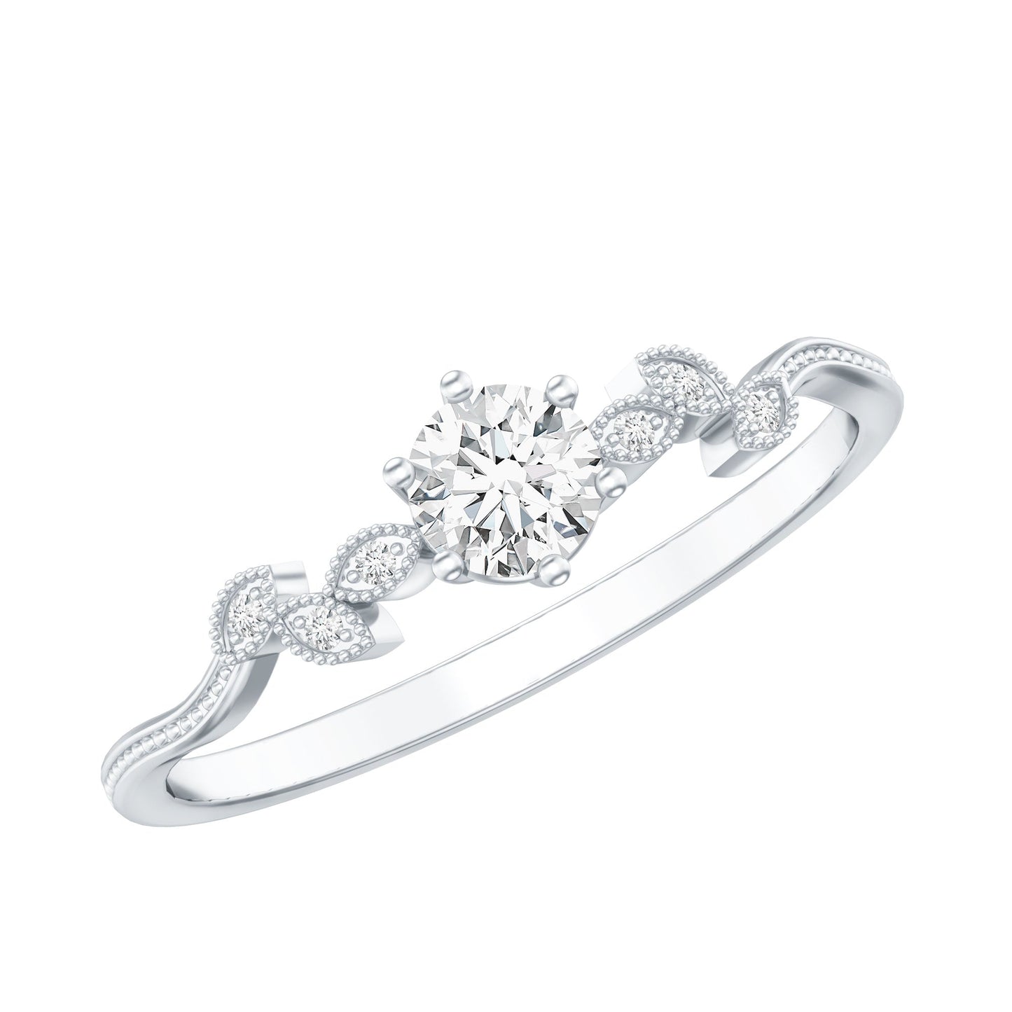 Certified Lab Grown Diamond Minimalist Promise Ring