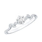Certified Lab Grown Diamond Minimalist Promise Ring