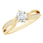 0.4 Carat Certified Lab Grown Diamond Infinity Engagement Ring