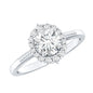 Classic Lab Grown Diamond Halo Engagement Ring