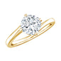 Certified 1.7 Carat Cushion Lab Grown Diamond Solitaire Engagement Ring