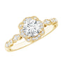Certified Lab Grown 0.9 Carat Diamond Nature Engagement Ring