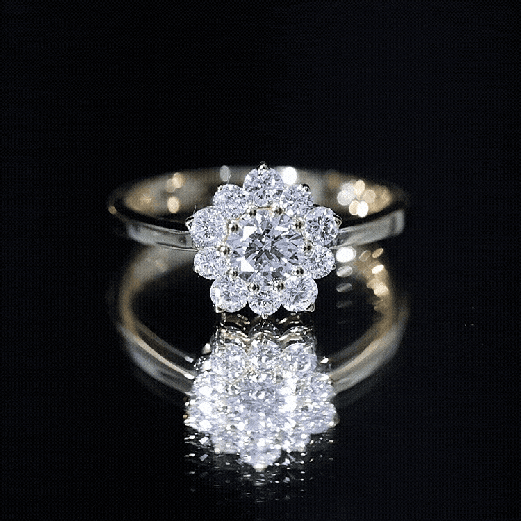 Lab Grown Diamond Nature Engagement Ring