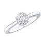 0.4 Carat Certified Lab Grown Diamond Solitaire Promise Ring