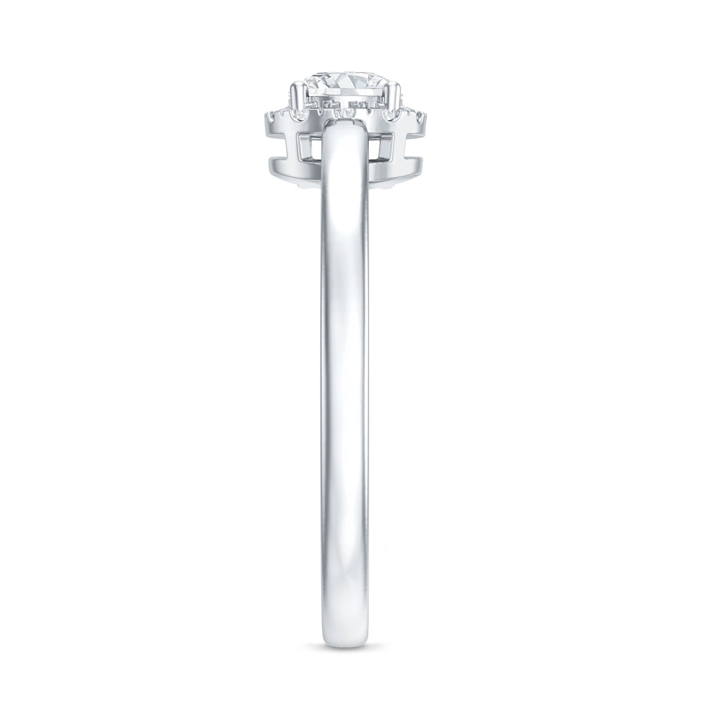 0.4 Carat Certified Lab Grown Diamond Solitaire Promise Ring