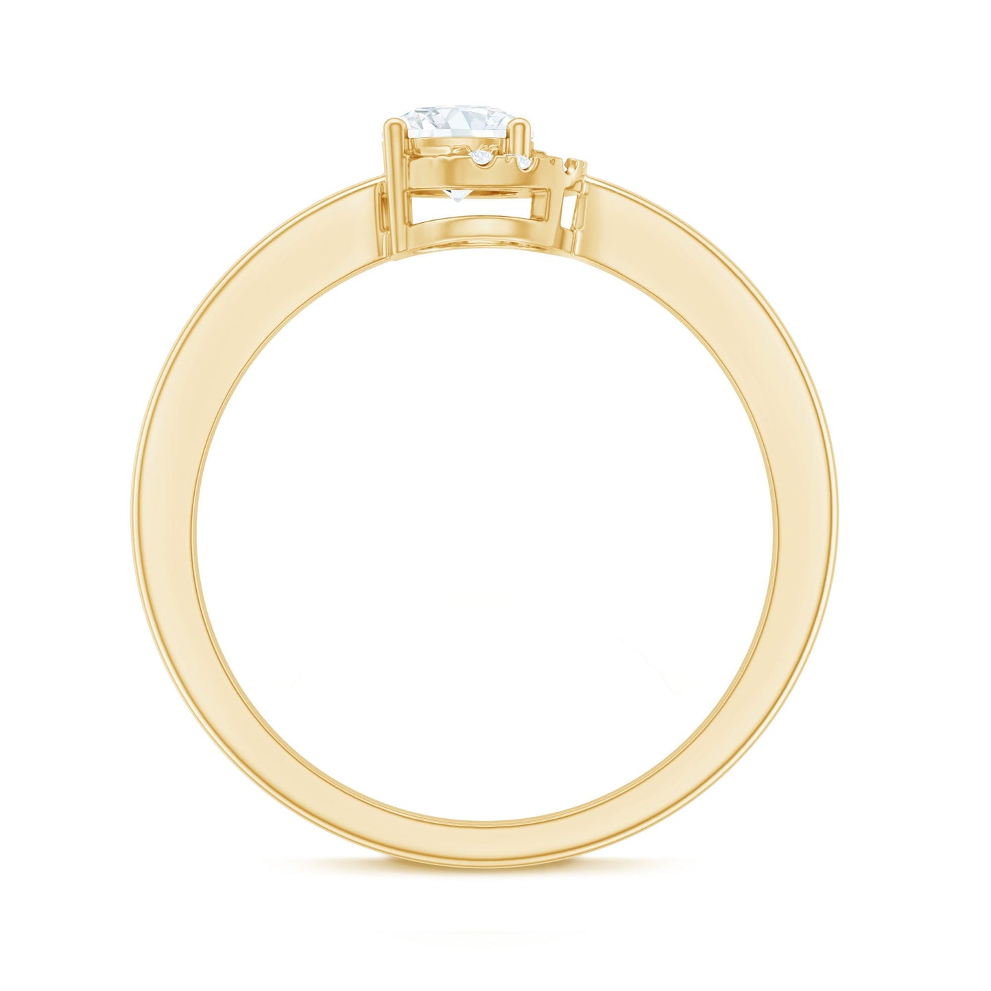 0.4 Carat Certified Lab Grown Diamond Solitaire Promise Ring