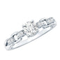 Certified 0.4 Carat Lab Grown Diamond Promise Ring For Her