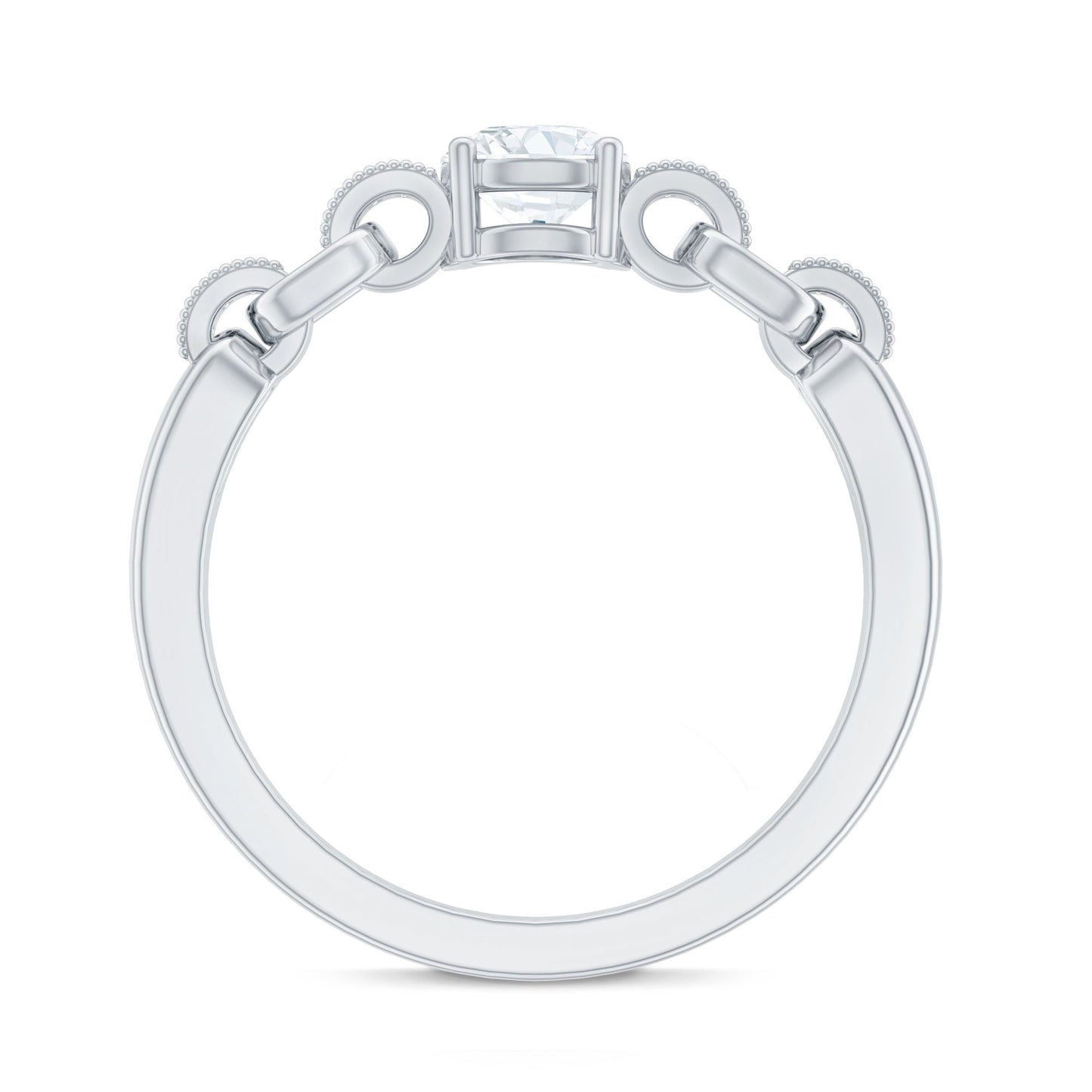 Certified 0.4 Carat Lab Grown Diamond Promise Ring For Her