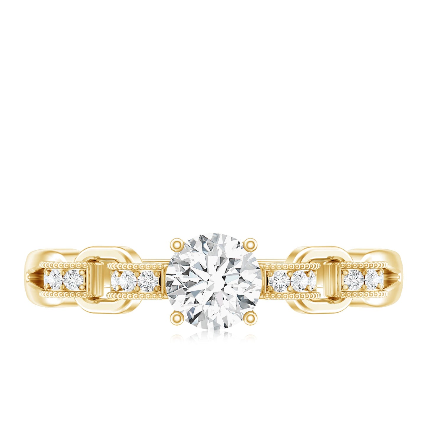 Certified 0.4 Carat Lab Grown Diamond Promise Ring For Her