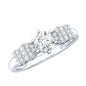Certified Lab Grown Diamond Bow Engagement Ring