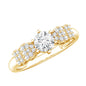 Certified Lab Grown Diamond Bow Engagement Ring