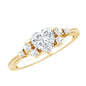 0.75 Carat Lab Grown Diamond Heart Shaped Engagement Ring