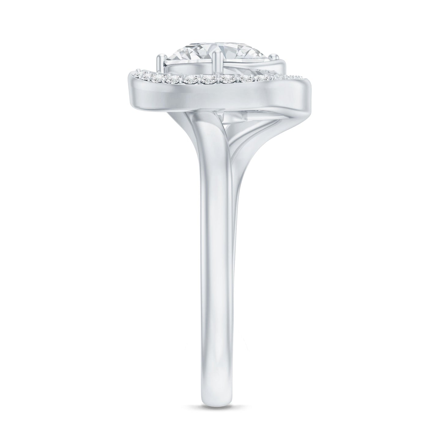 1.2 Carat Lab Grown Diamond Unique Engagement Ring For Her