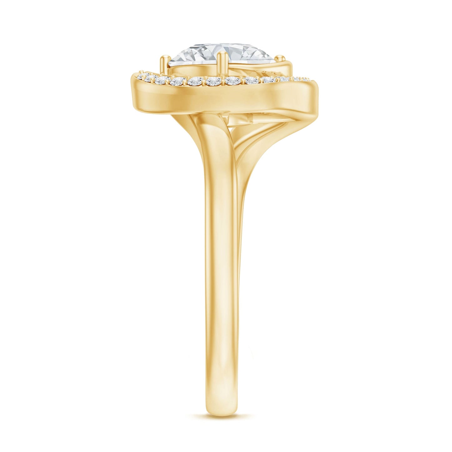 1.2 Carat Lab Grown Diamond Unique Engagement Ring For Her