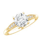 Certified 2 Carat Lab Grown Diamond Classic Engagement Ring