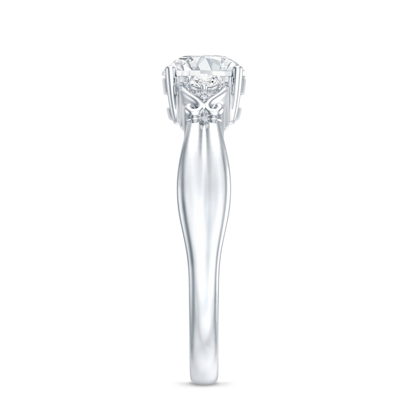 0.9 Carat Certified Lab Grown Diamond Engagement Ring