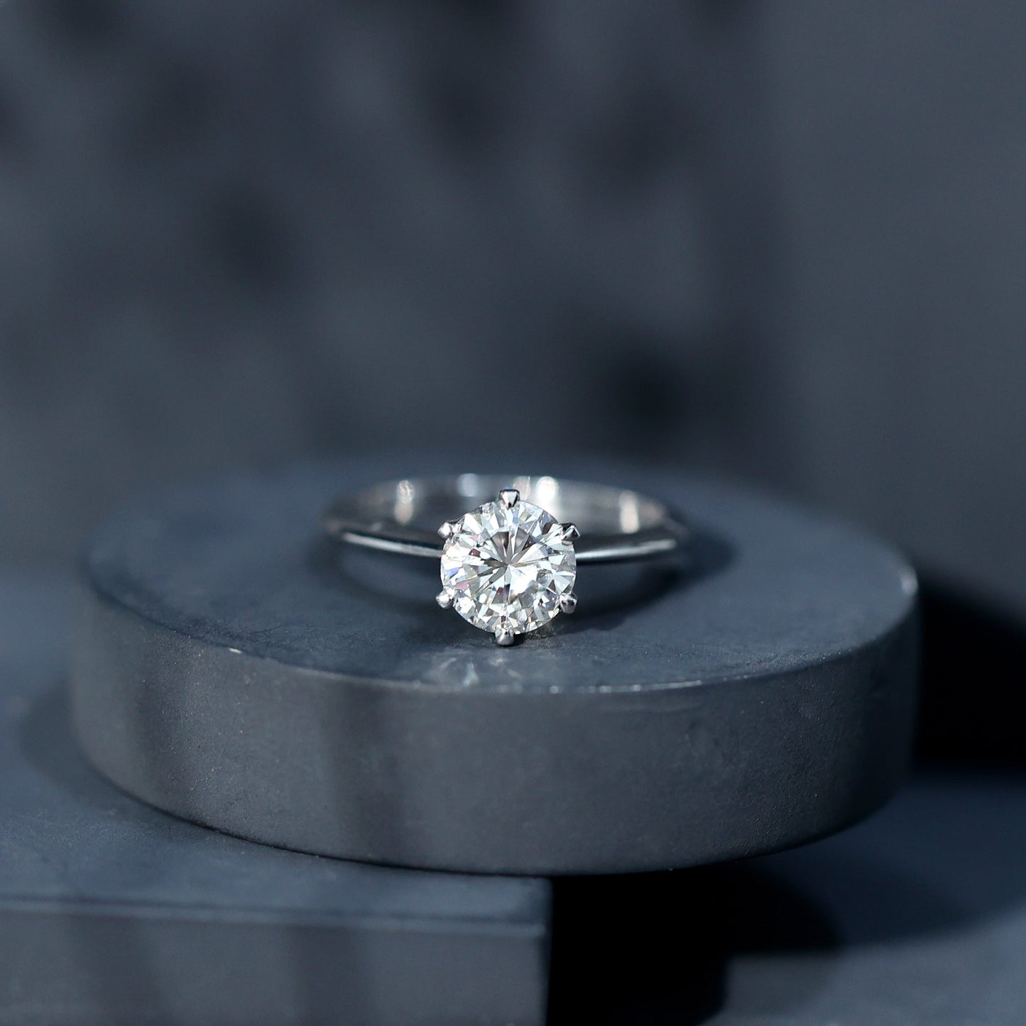 2 Carat Lab Grown Diamond Six Prongs Engagement Ring