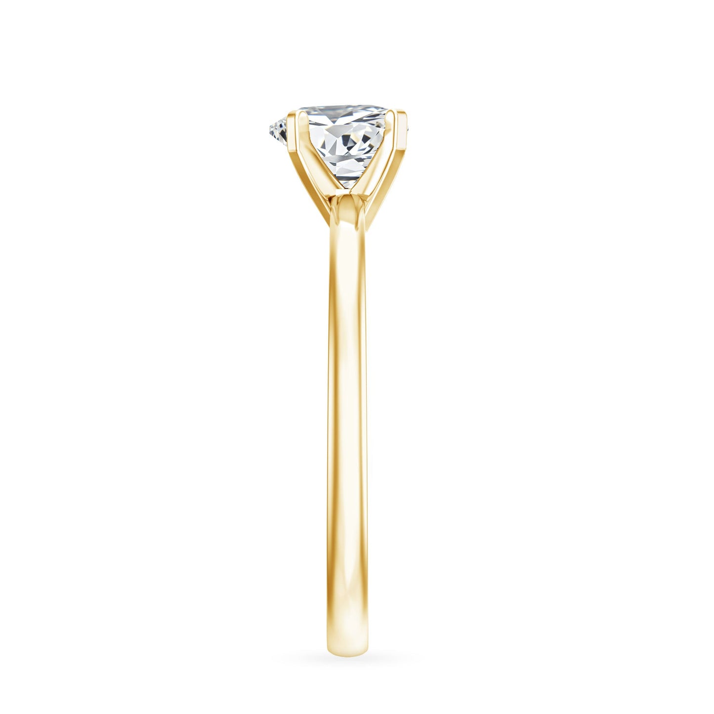 Certified 1.2 Carat Lab Grown Diamond Heart Engagement Ring