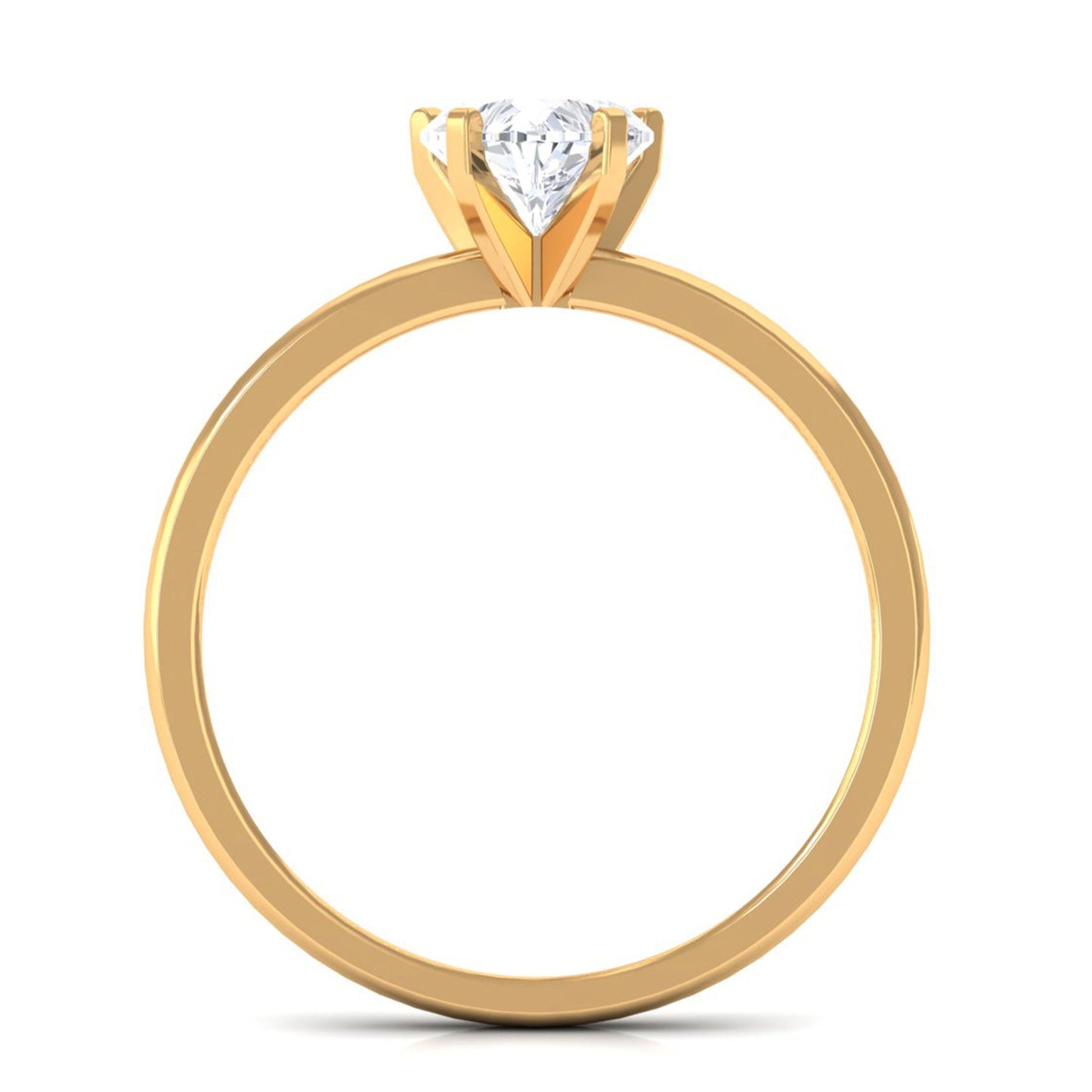 Certified 1.2 Carat Lab Grown Diamond Heart Engagement Ring