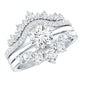 0.25 Carat Lab Grown Diamond Vintage Bridal Ring Set with 3 Piece