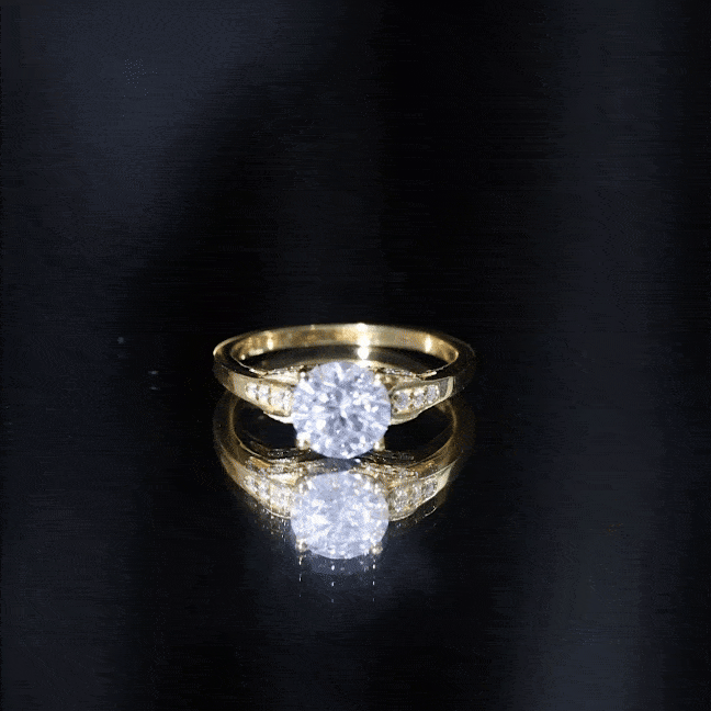 Brilliant Cut Lab Grown Diamond Trending Engagement Ring