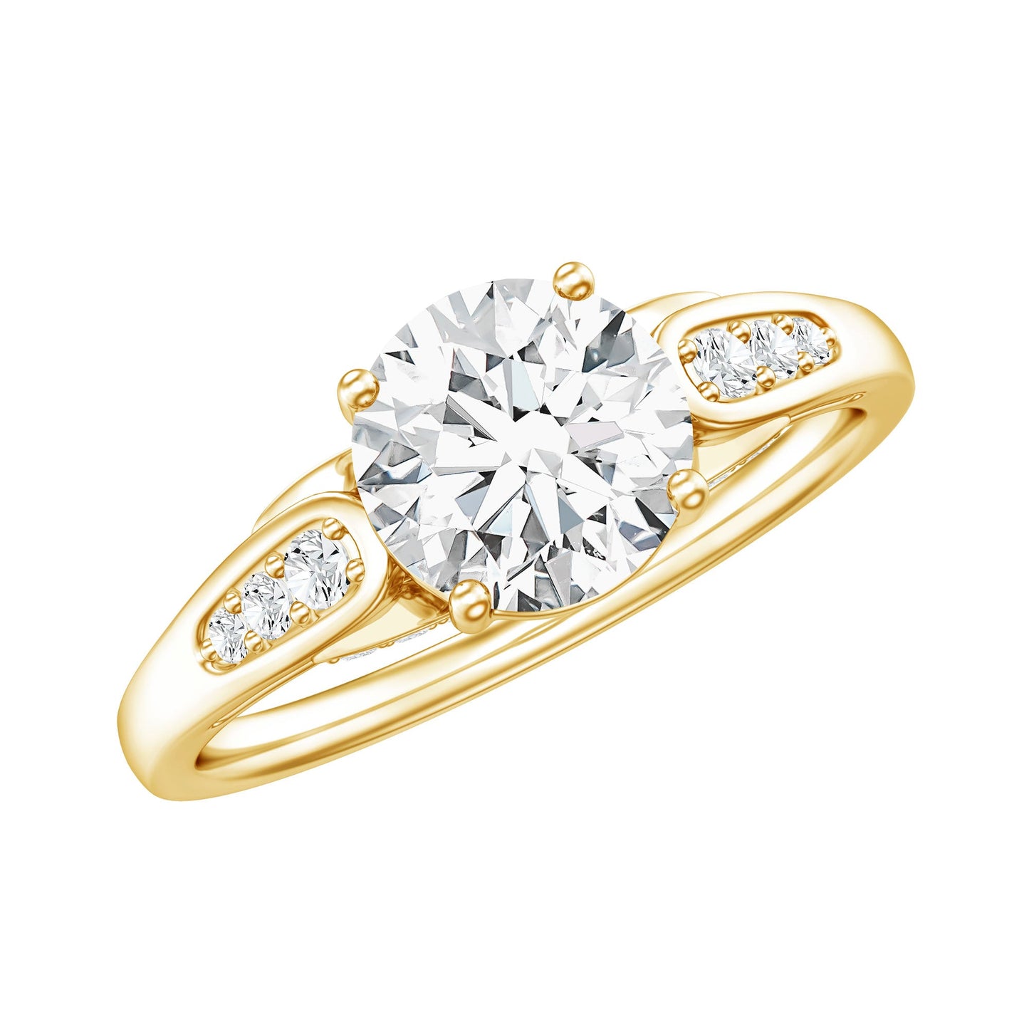 Brilliant Cut Lab Grown Diamond Trending Engagement Ring