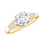 Brilliant Cut Lab Grown Diamond Trending Engagement Ring