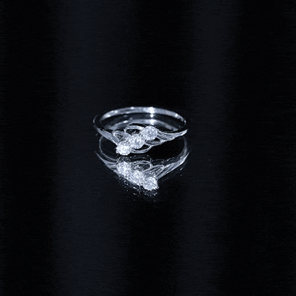 Certified Lab Grown Diamond Three Stone Proposal Ring
